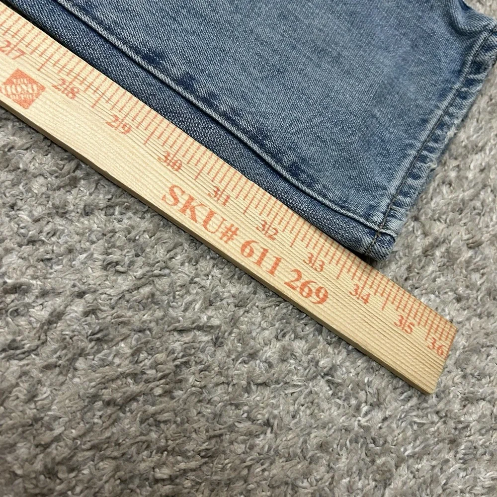 J Crew 484 Jeans Kaihara Denim Mens 31X34 Blue Denim Japanese Fabric‎ Straight